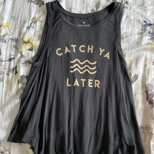 XS American Eagle Graphic Tank